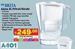 BRİTA ALUNA XL FİLTRELİ SÜRAHİ BRİTA ALUNA XL FİLTRELİ SÜRAHİ